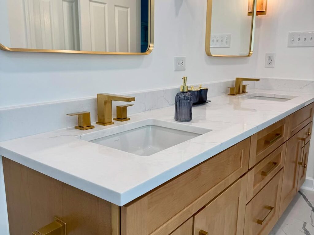 Quartz MSI Calacatta Miraggio Cielo countertop — Prime Countertops installation Gaithersburg MD