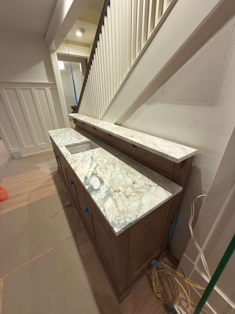 Quartzite countertop slab sample